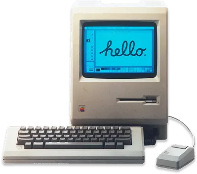 Computer saying hello